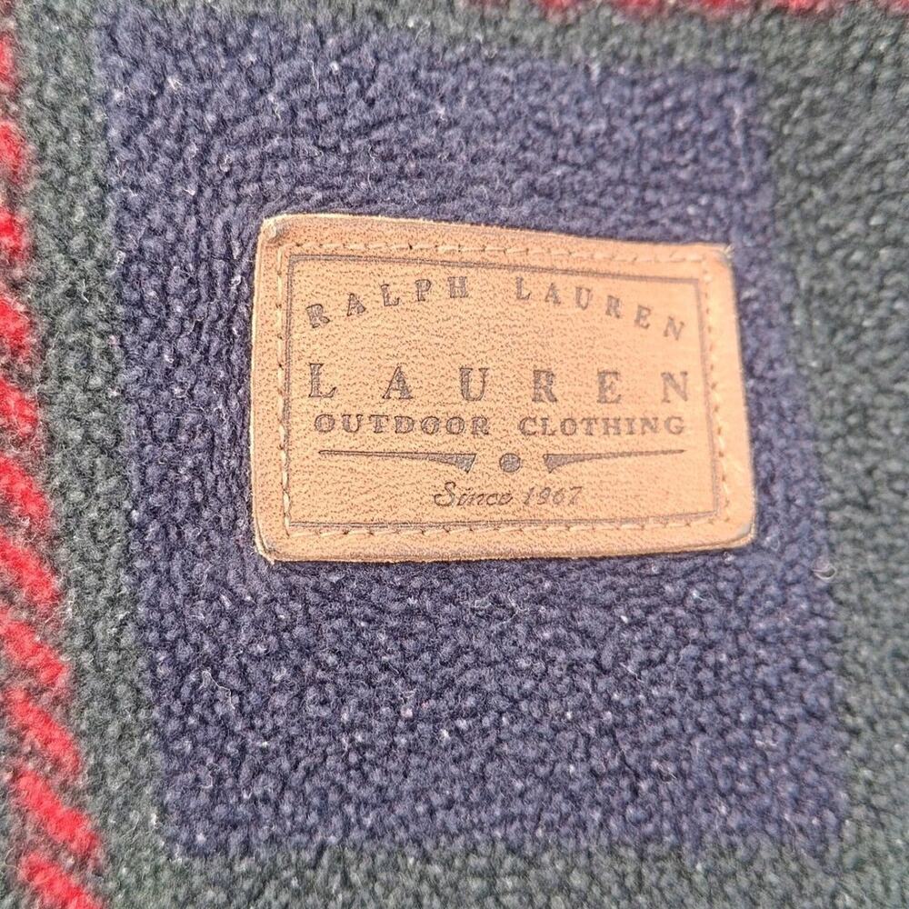 Lauren Ralph Lauren Women's Zip Jacket Sweater Plaid Blue Size M Petite - Picture 8 of 12